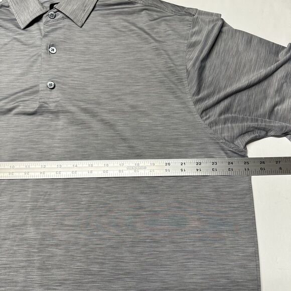 Foot Joy Shirt Mens XL Polo Gray Short Sleeve Embroidered Logo Golf Preppy FJ - Picture 7 of 9